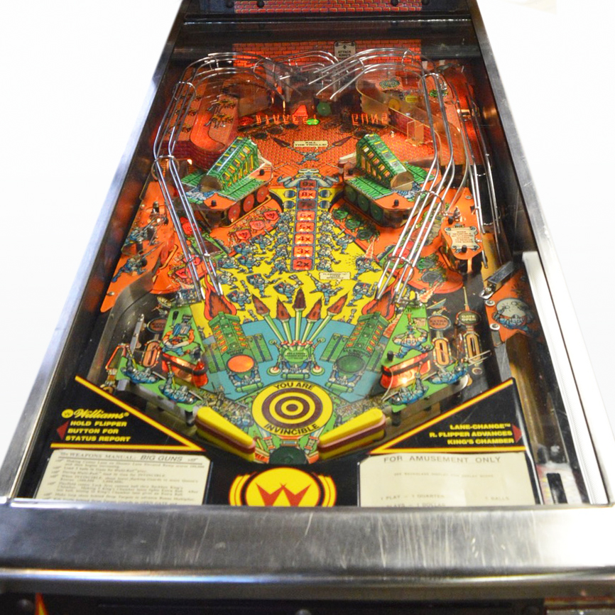 1987 Williams "Big Guns" Pinball Machine