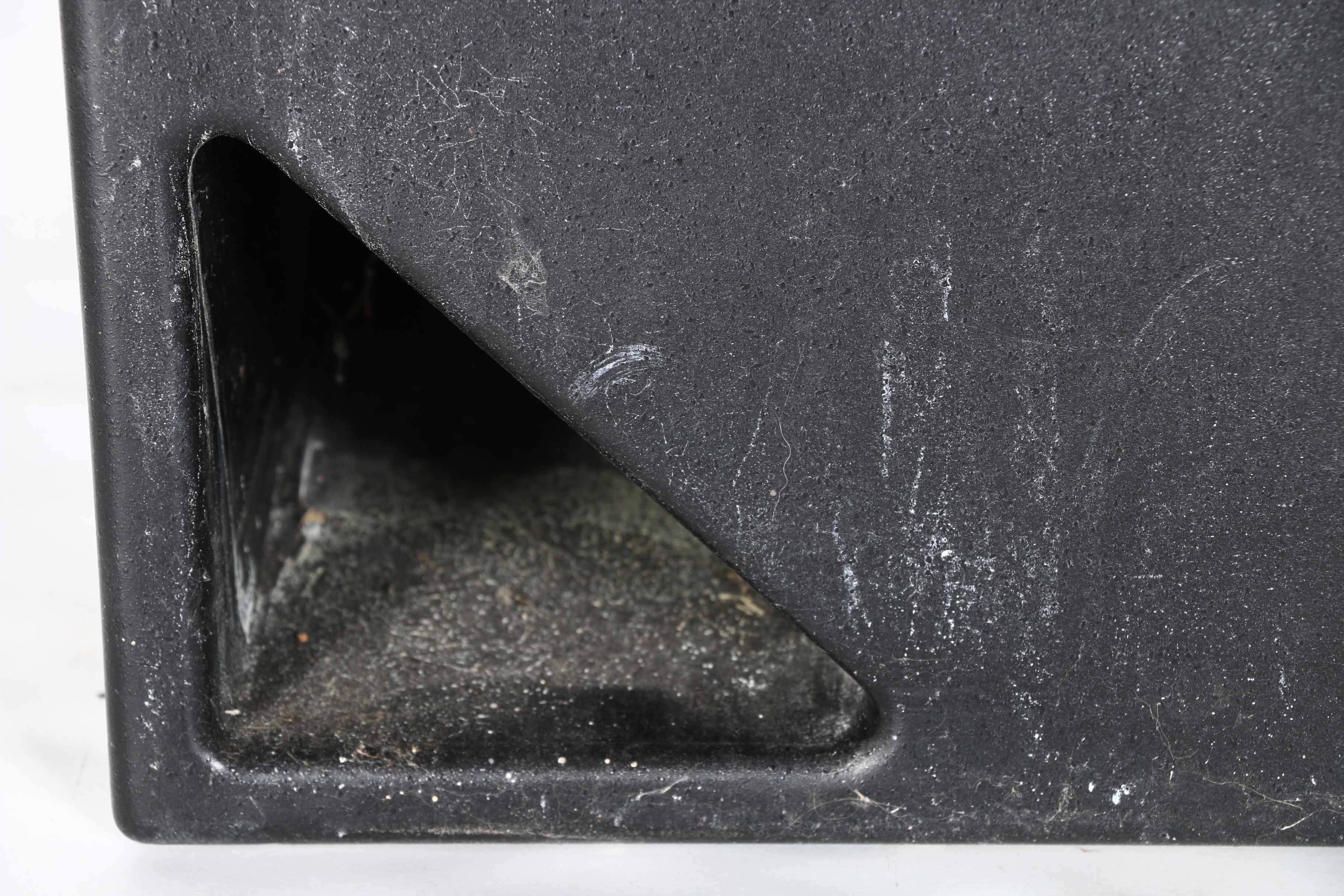 Black ADS Powered Subwoofer and Design Acoustics Speakers