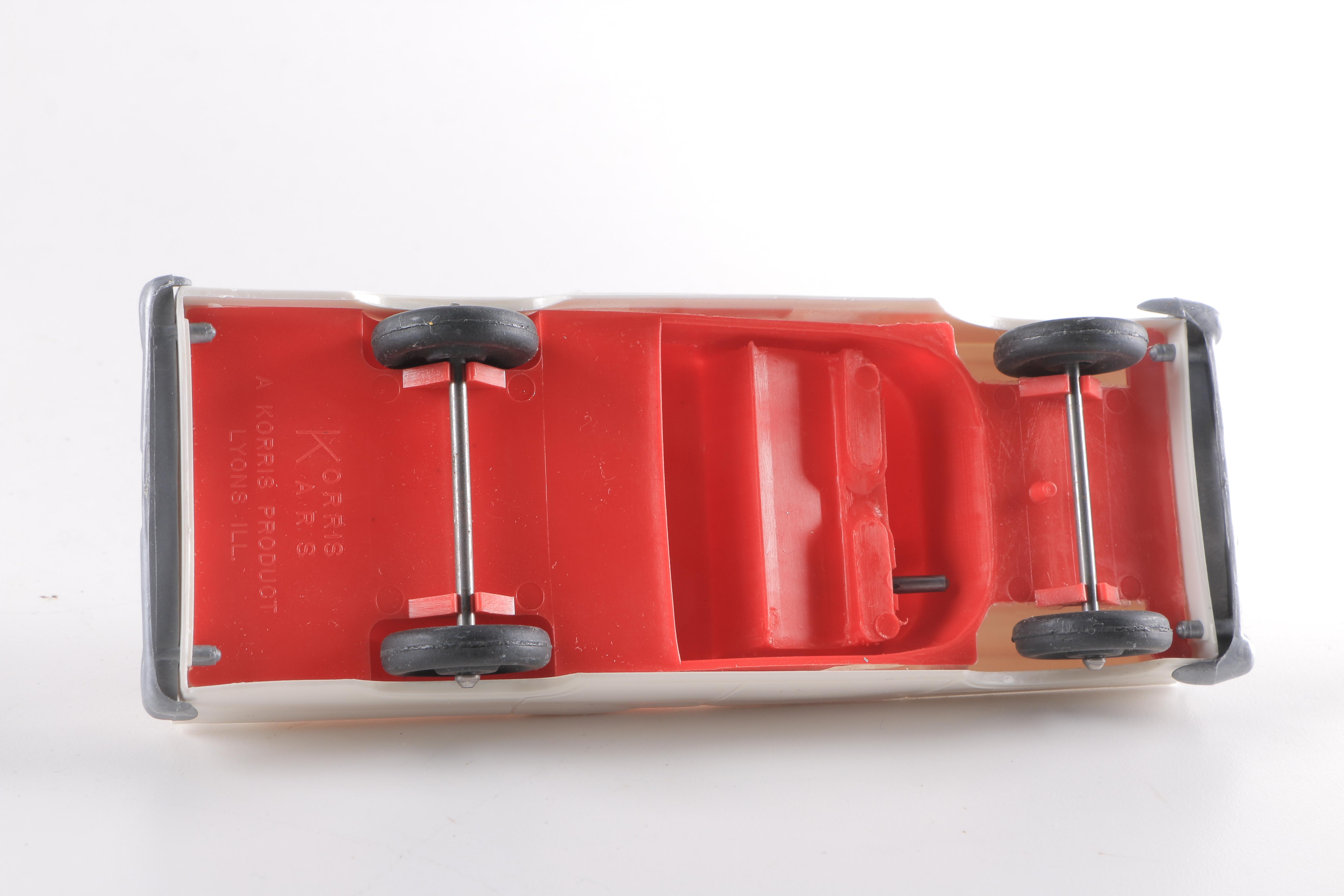 Pair of Plastic Station Wagon Toy Cars