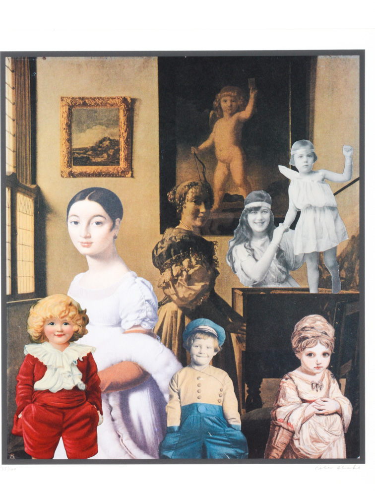 Peter Blake Limited Edition Offset Lithograph Collage