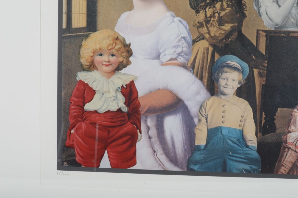 Peter Blake Limited Edition Offset Lithograph Collage