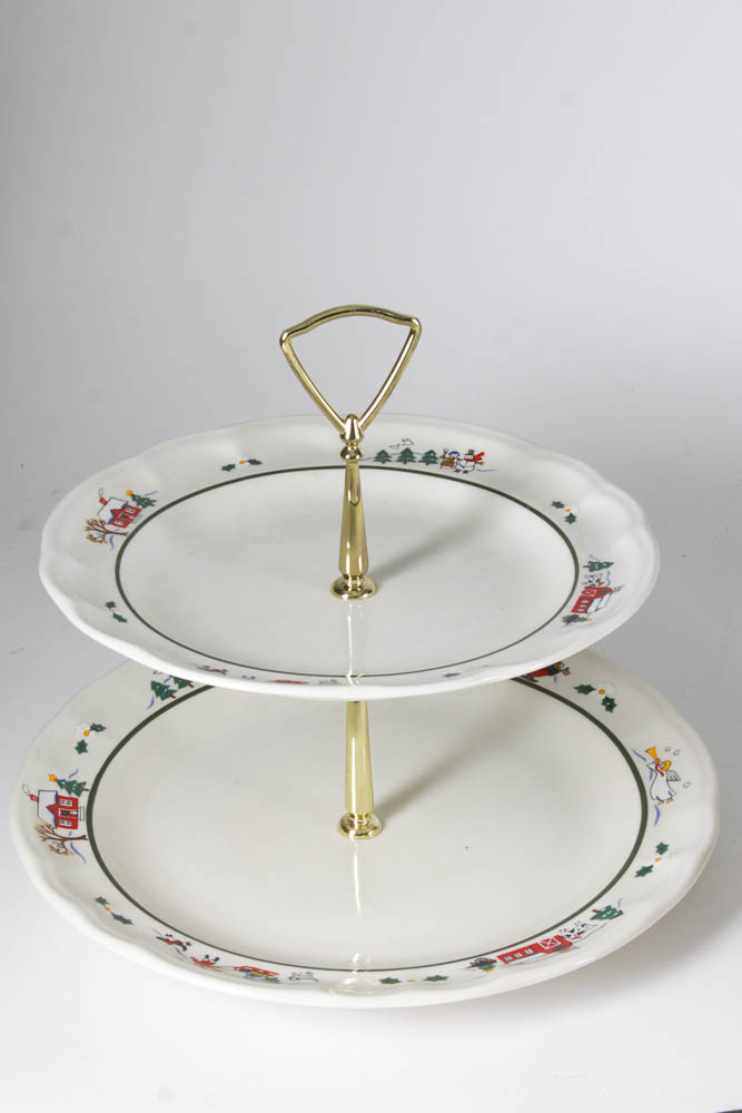 PfaltzGraff Snow Village China Set