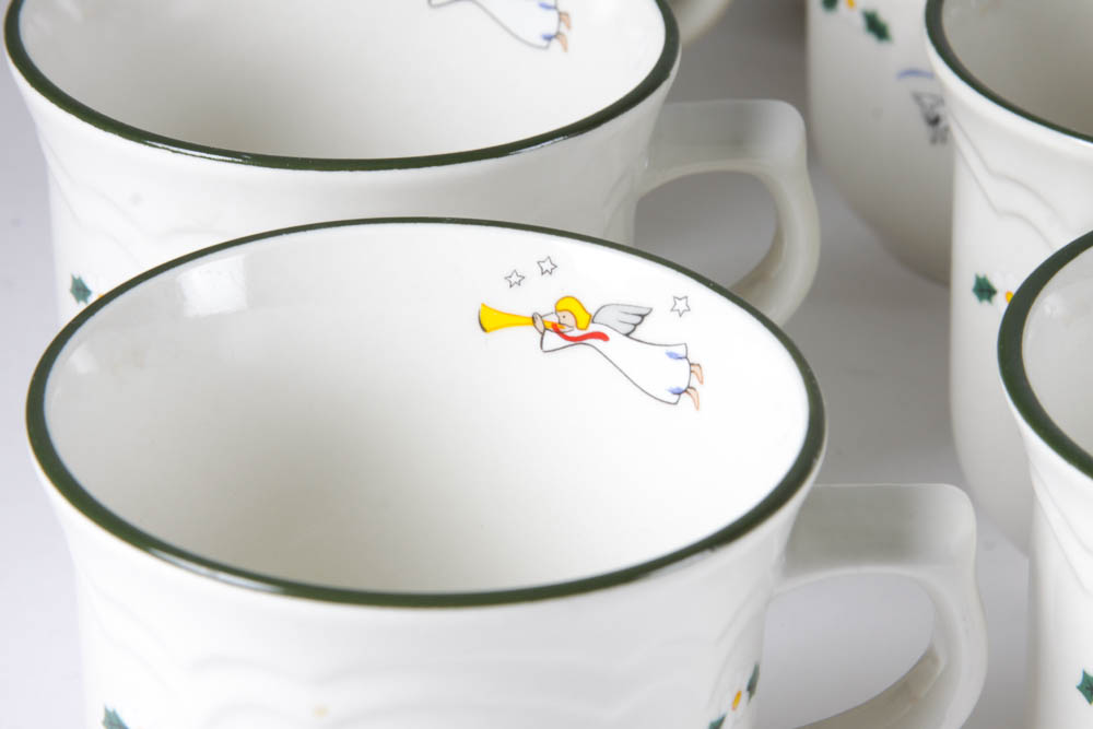 PfaltzGraff Snow Village China Set