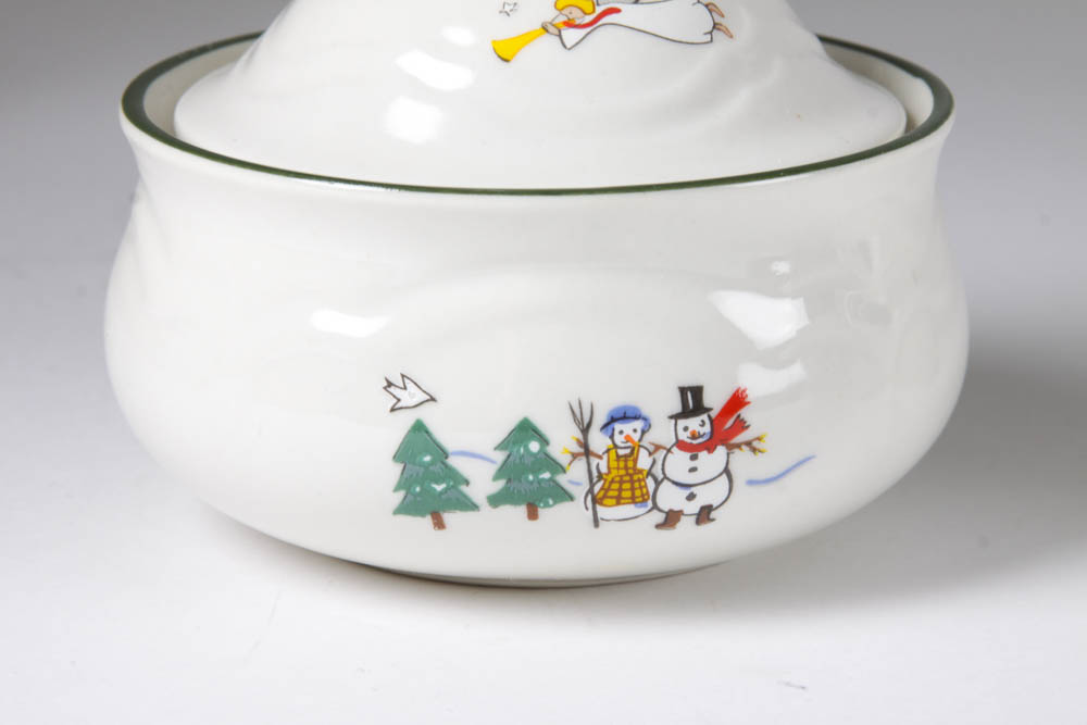 PfaltzGraff Snow Village China Set