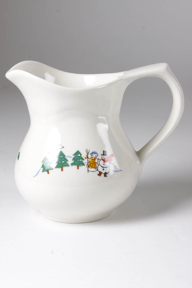 PfaltzGraff Snow Village China Set