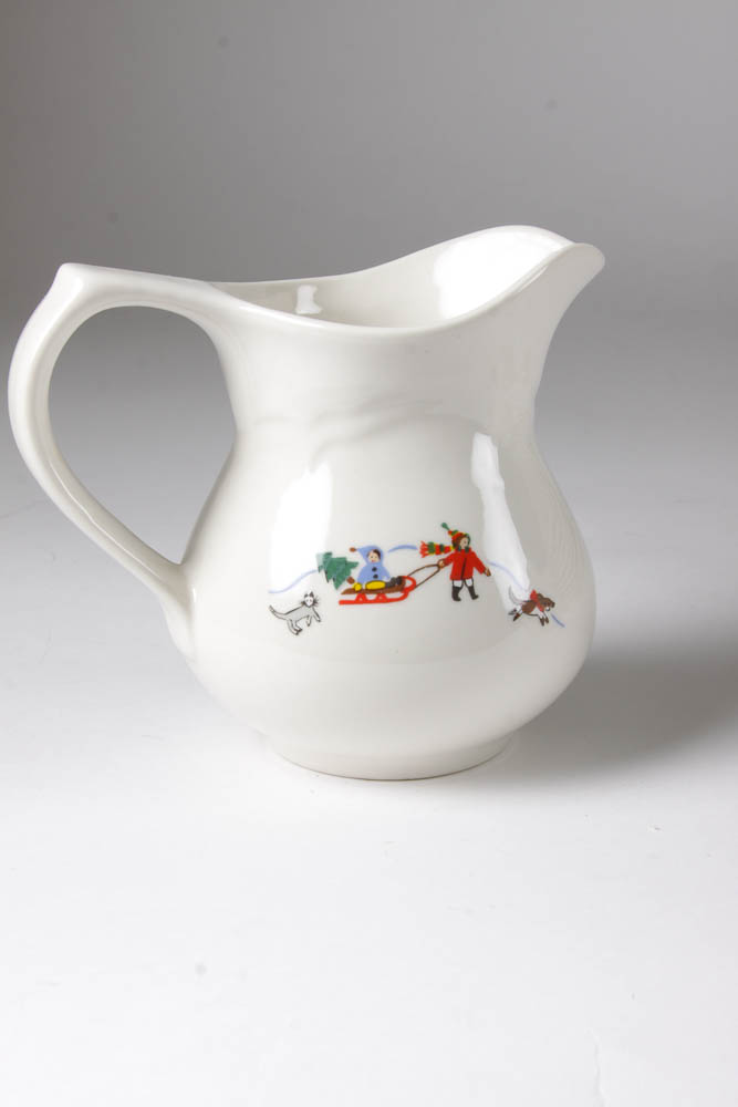 PfaltzGraff Snow Village China Set