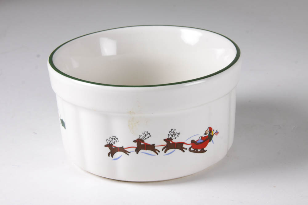 PfaltzGraff Snow Village China Set