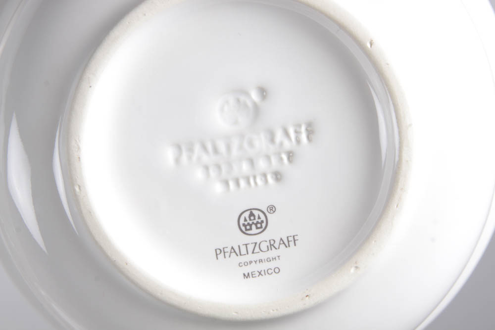 PfaltzGraff Snow Village China Set