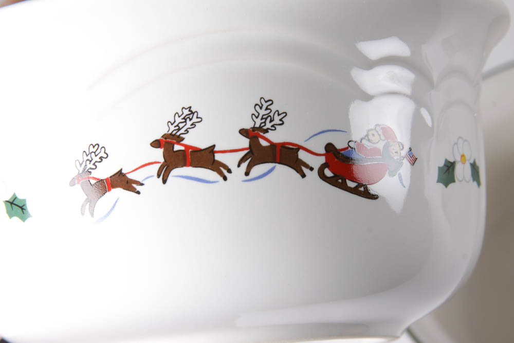 PfaltzGraff Snow Village China Set