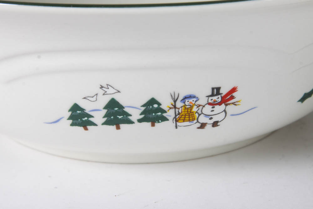 PfaltzGraff Snow Village China Set