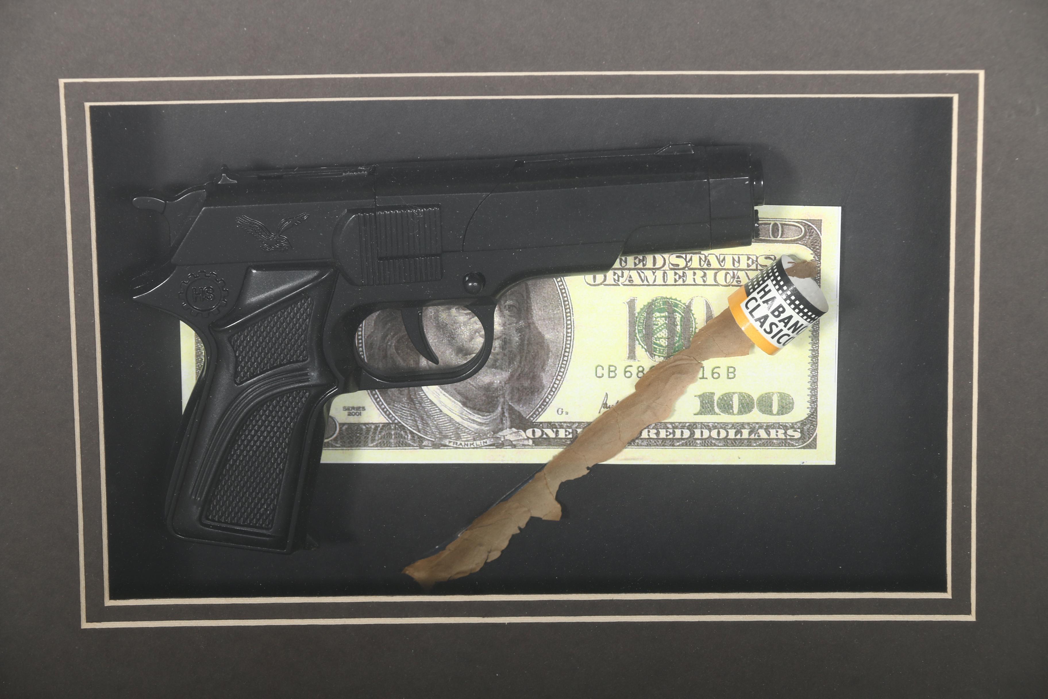 Framed Tony Soprano Memorabilia