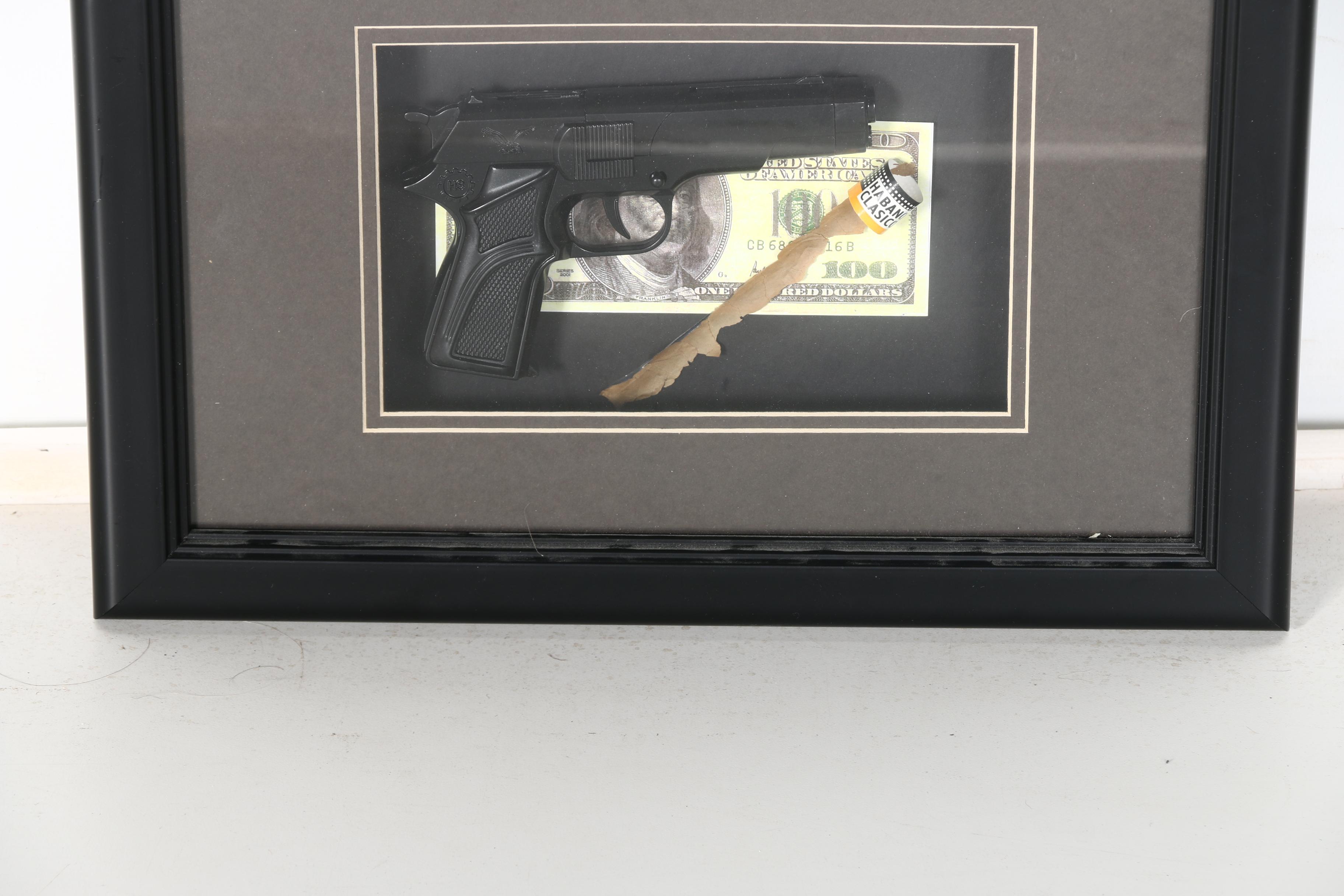 Framed Tony Soprano Memorabilia