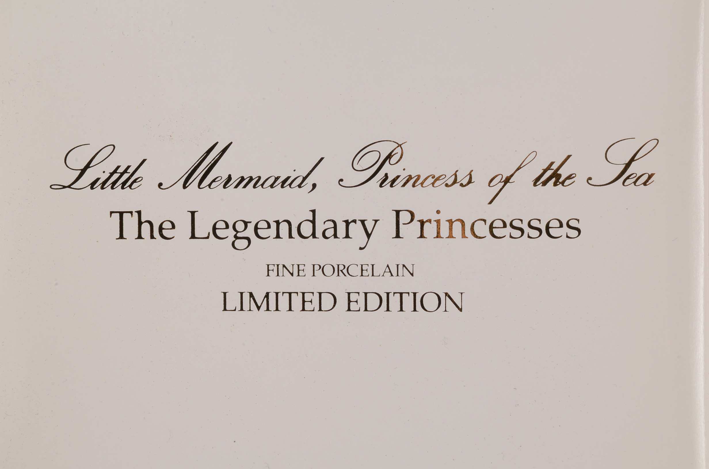 Lenox Porcelain Figurine, The Little Mermaid, Princess of the Sea