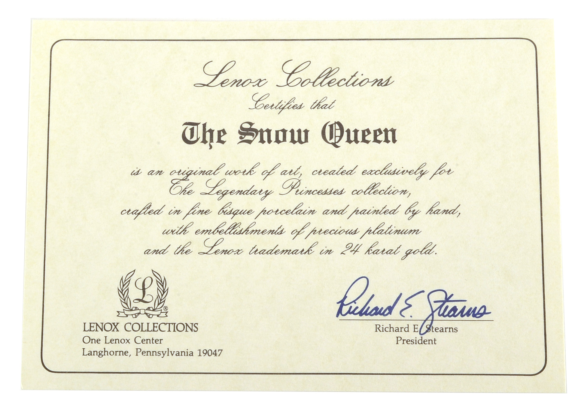 Lenox Porcelain Figurine, Snow Queen