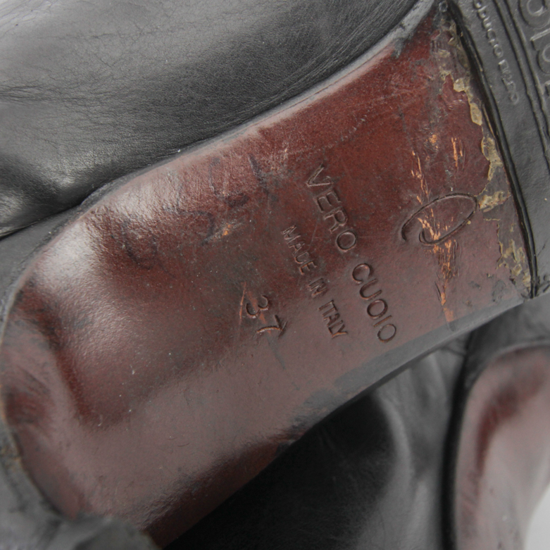 Oscar de la Renta Leather Boots