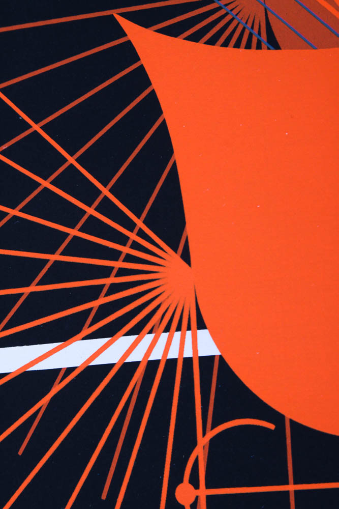 Charley Harper Limited Edition Serigraph "Seeing Red"