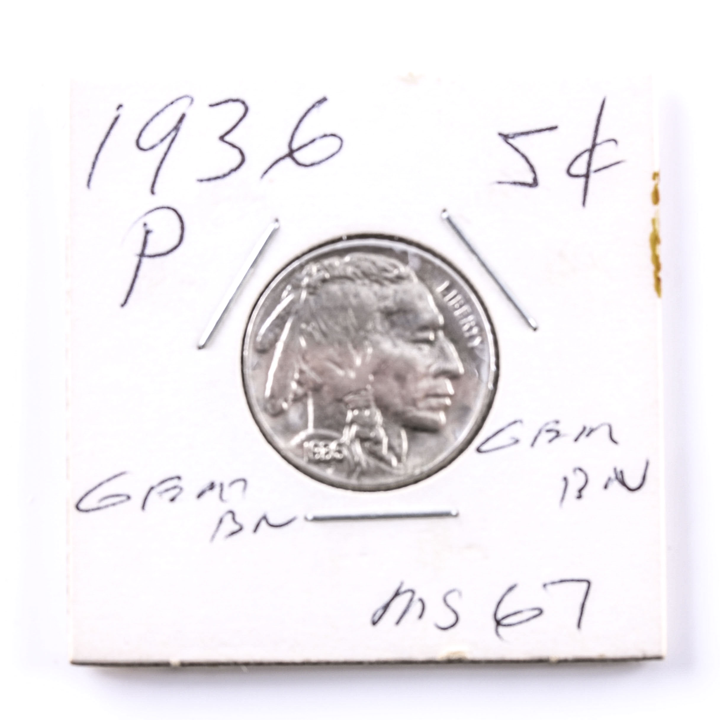 1936 Buffalo Nickel Ebth