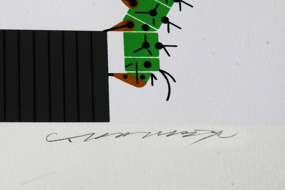 Charley Harper Limited Edition Serigraph "Crawling Tall"