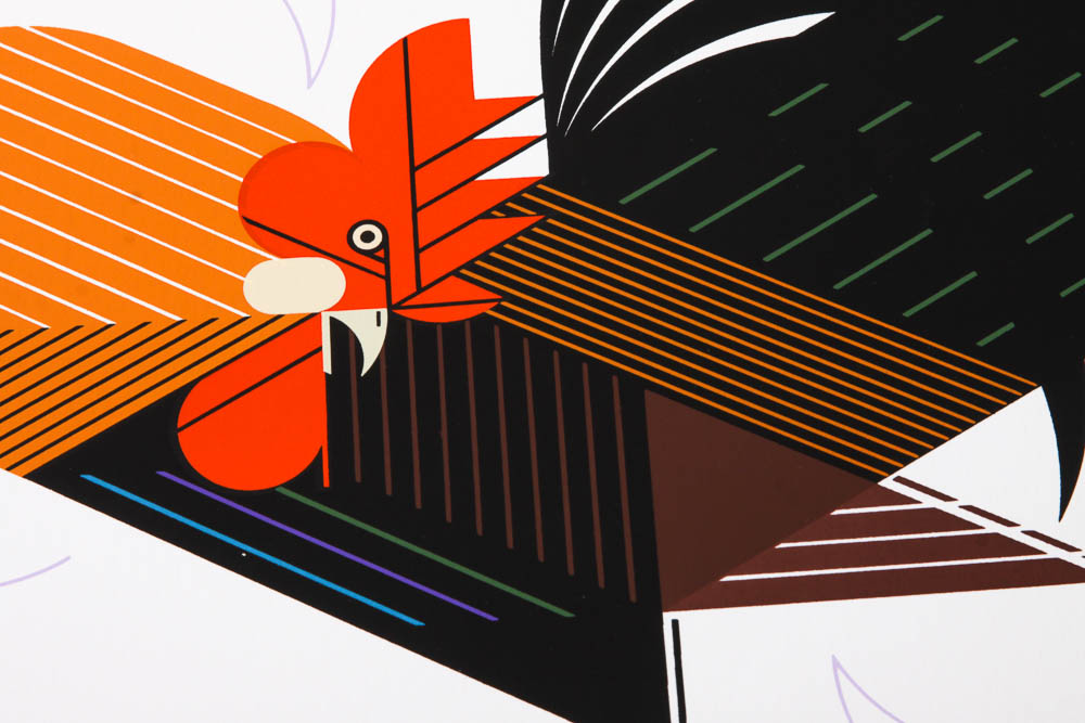 Charley Harper Limited Edition Serigraph "Crawling Tall"