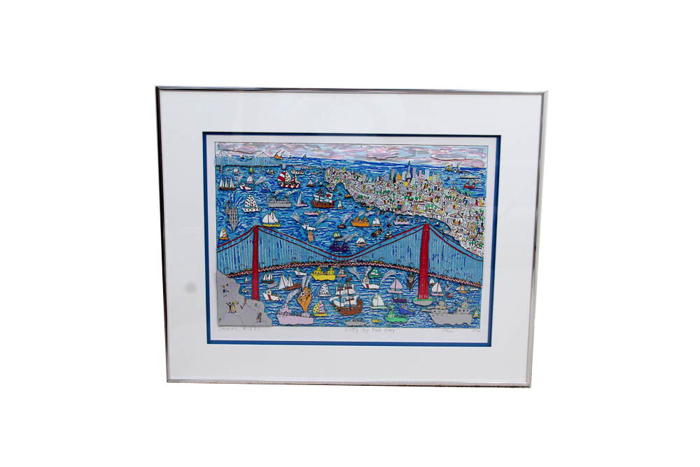 James Rizzi Three-Dimensional Lithograph 