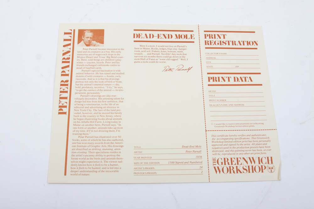 Peter Parnall Reproduction Print