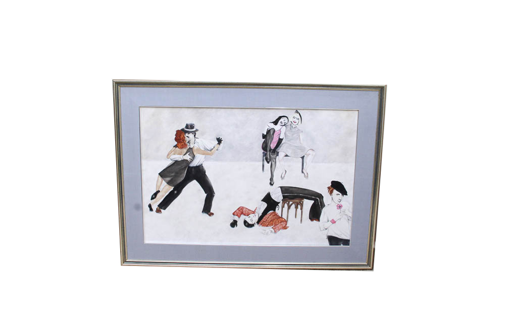 Patricia Ann Williams Oil on Canvas "Tango"