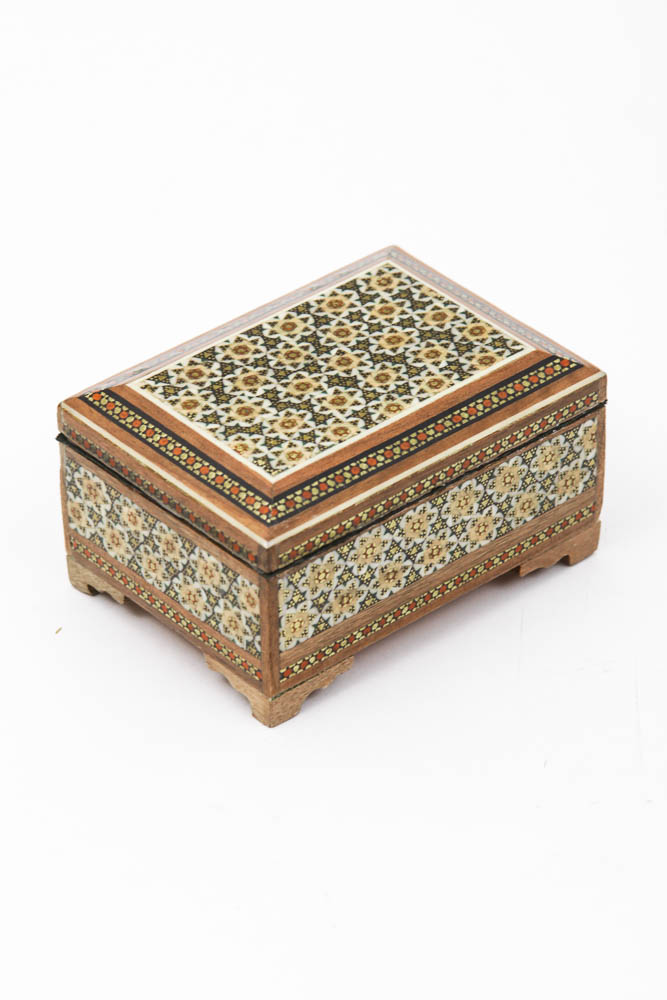 Original Iranian Art with Inlaid Frame and Box
