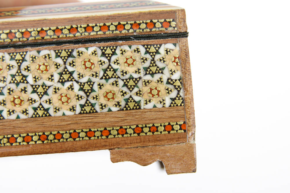 Original Iranian Art with Inlaid Frame and Box