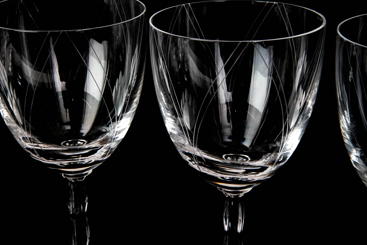 Circa 1950s Hearldry by Fostoria Serving Set