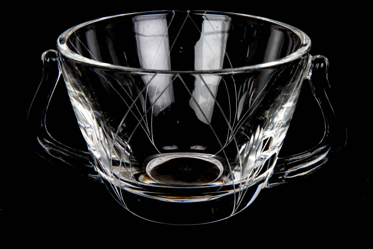 Circa 1950s Hearldry by Fostoria Serving Set