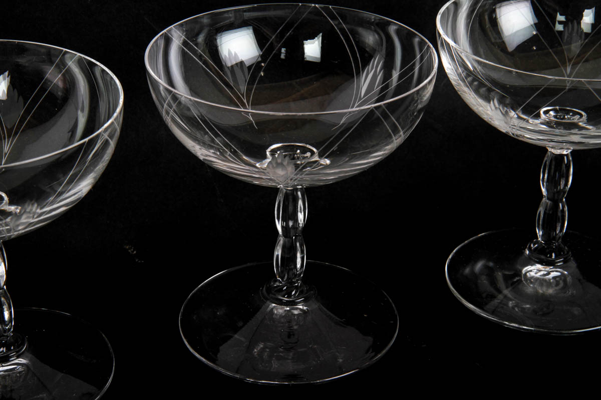 Circa 1950s Hearldry by Fostoria Serving Set