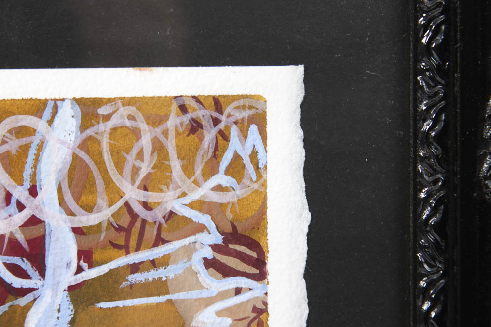 Signed Stephen Plant Acrylic on Paper "Daffodil"