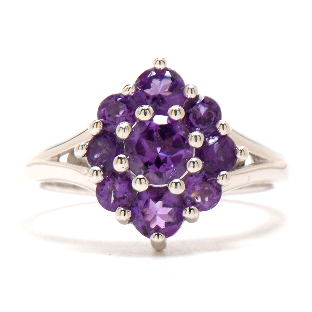 Two Sterling Silver Rings with Stones