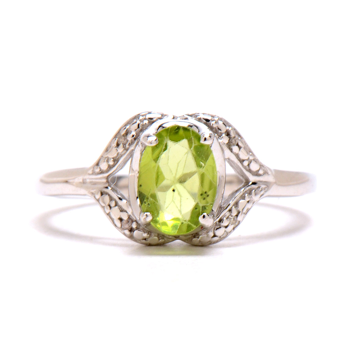 Two Sterling Silver Rings with Stones