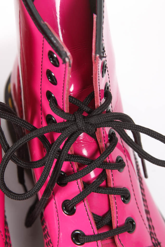 Hot Pink Patent Leather Dr. Martens' Women's Boots