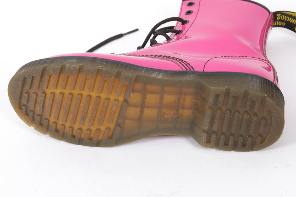 Hot Pink Patent Leather Dr. Martens' Women's Boots