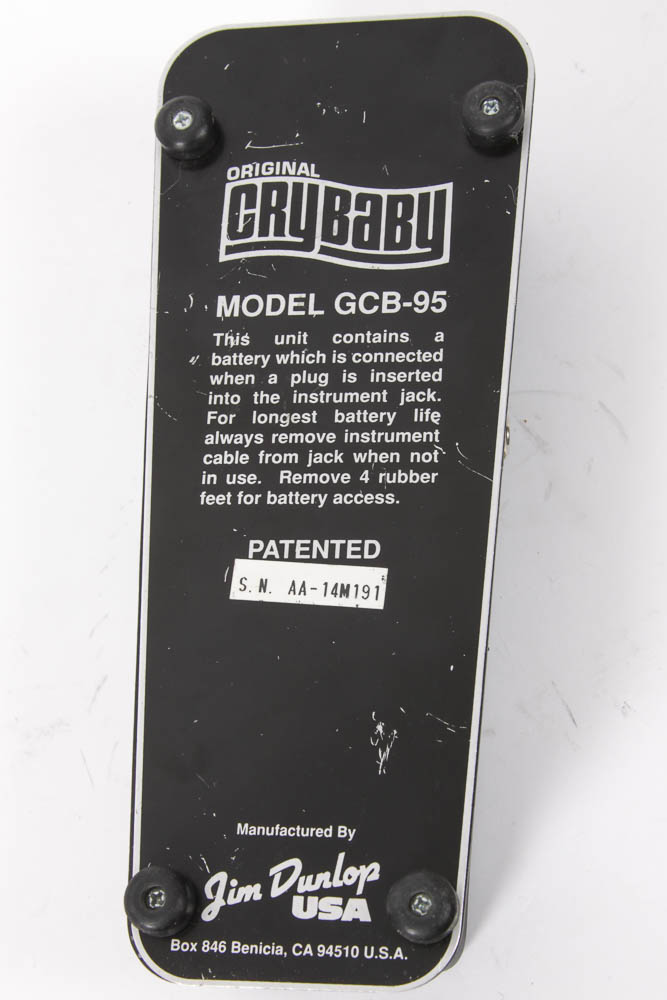 Vox and Dunlop Wah Guitar Effects Pedals