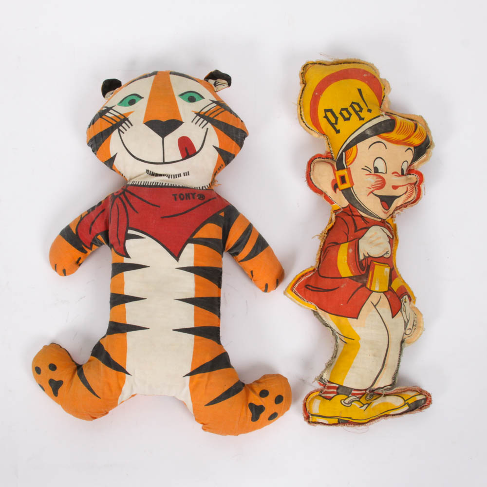 Vintage Stuffed Kellogg's Cereal Characters