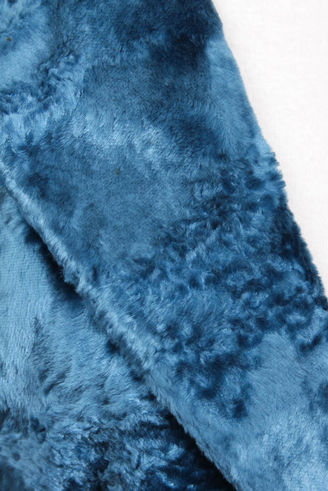 Blue Velvet Versace Overcoat