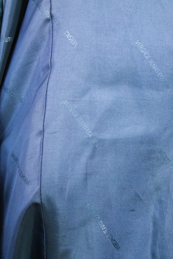 Blue Velvet Versace Overcoat