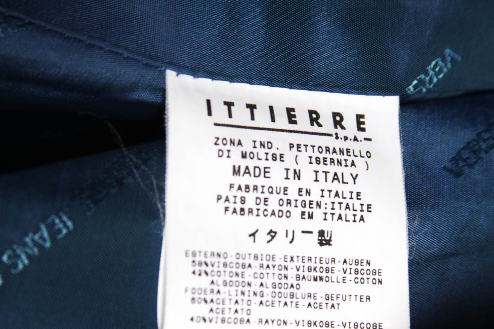 Blue Velvet Versace Overcoat