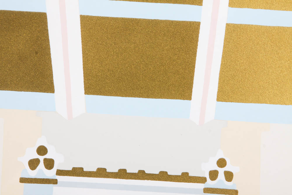 Melanie Brittain Limited Edition Serigraph "Hotel Jerome Lobby"