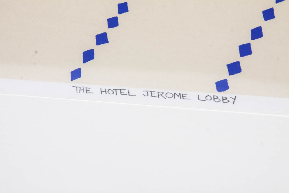 Melanie Brittain Limited Edition Serigraph "Hotel Jerome Lobby"