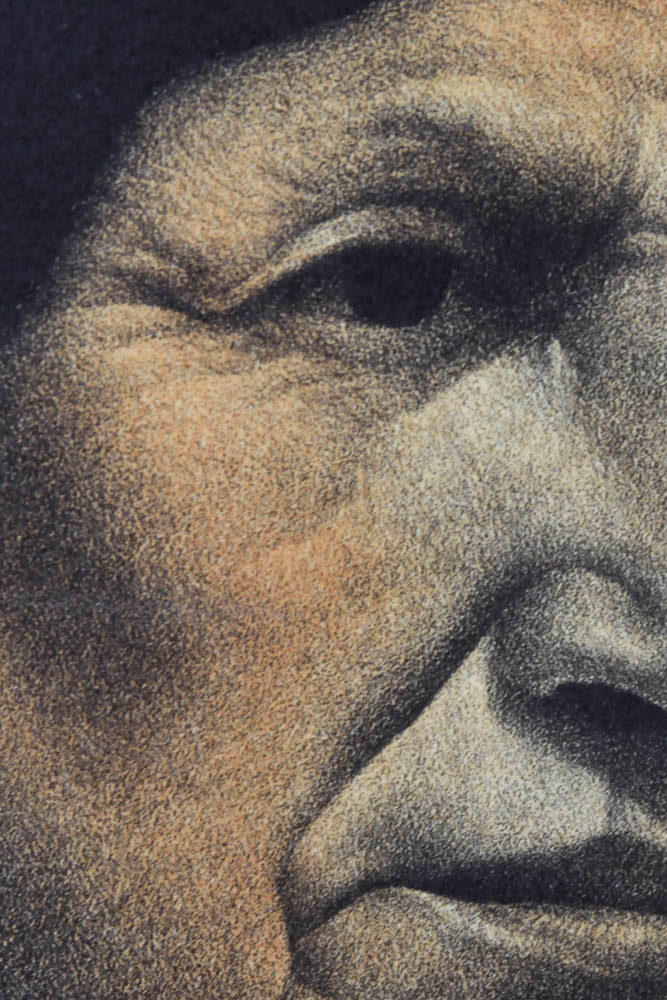 Signed Intaglio Print, "Two Gun Hills Woman"