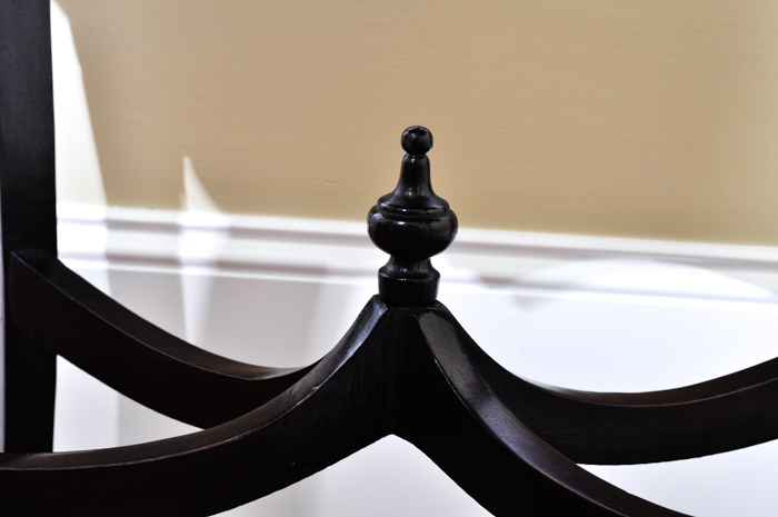 Oval Mahogany Side Table