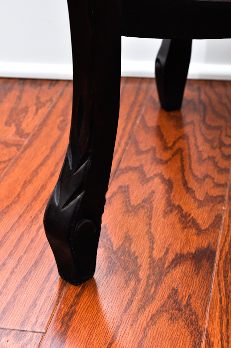 Oval Mahogany Side Table