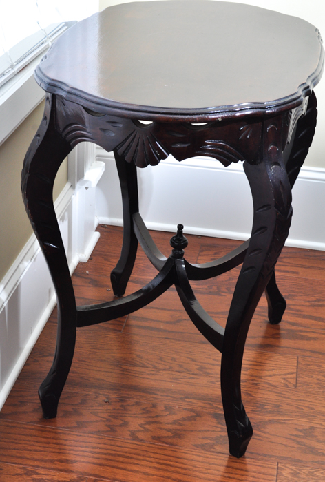 Oval Mahogany Side Table