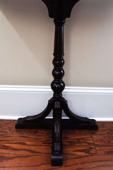 Mahogany Demi Lune Table