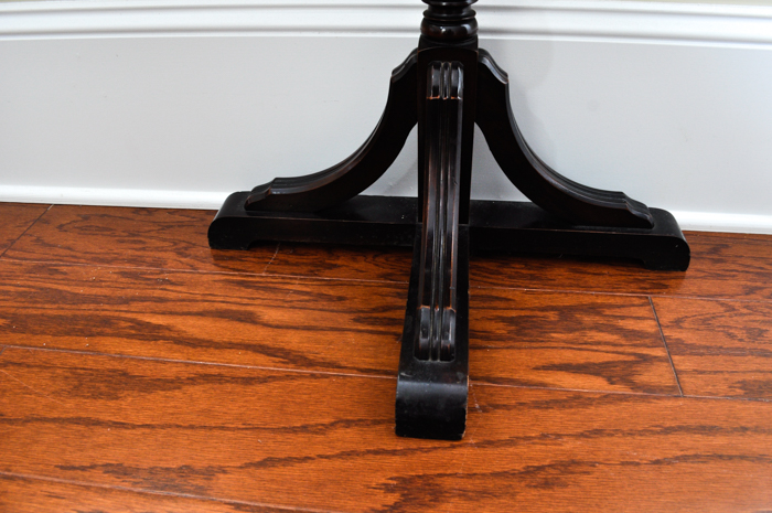 Mahogany Demi Lune Table