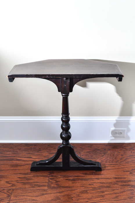 Mahogany Demi Lune Table